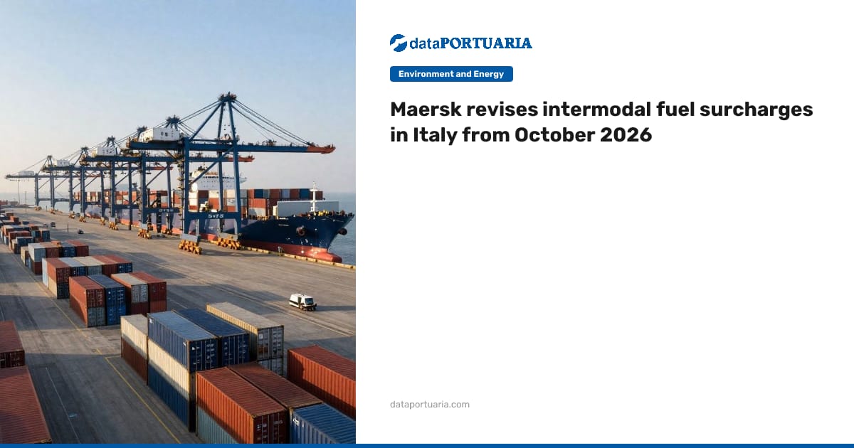 Maersk revises intermodal fuel surcharges in Italy from October 2026 ...